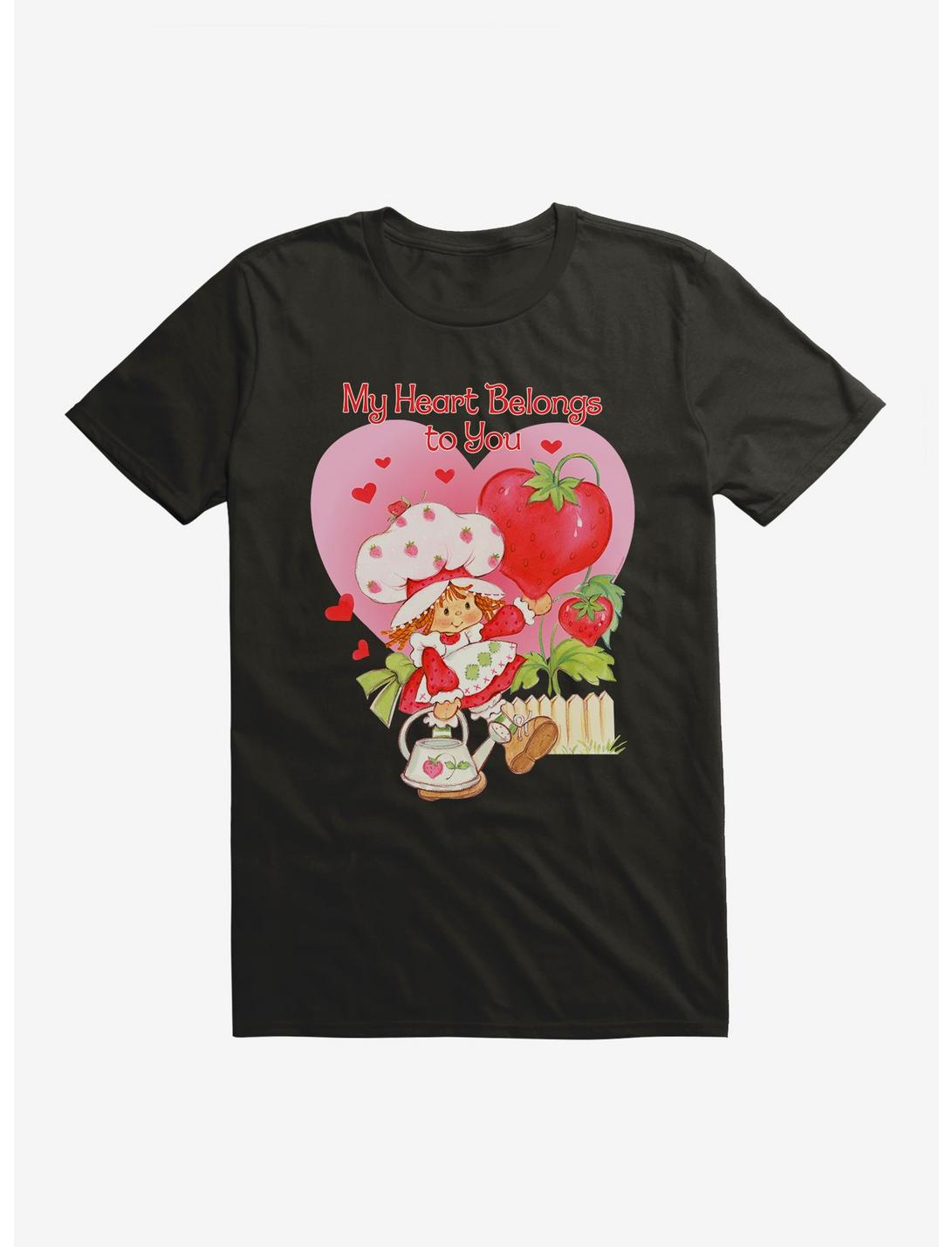 Strawberry Shortcake My Heart  T-Shirt, BLACK, hi-res