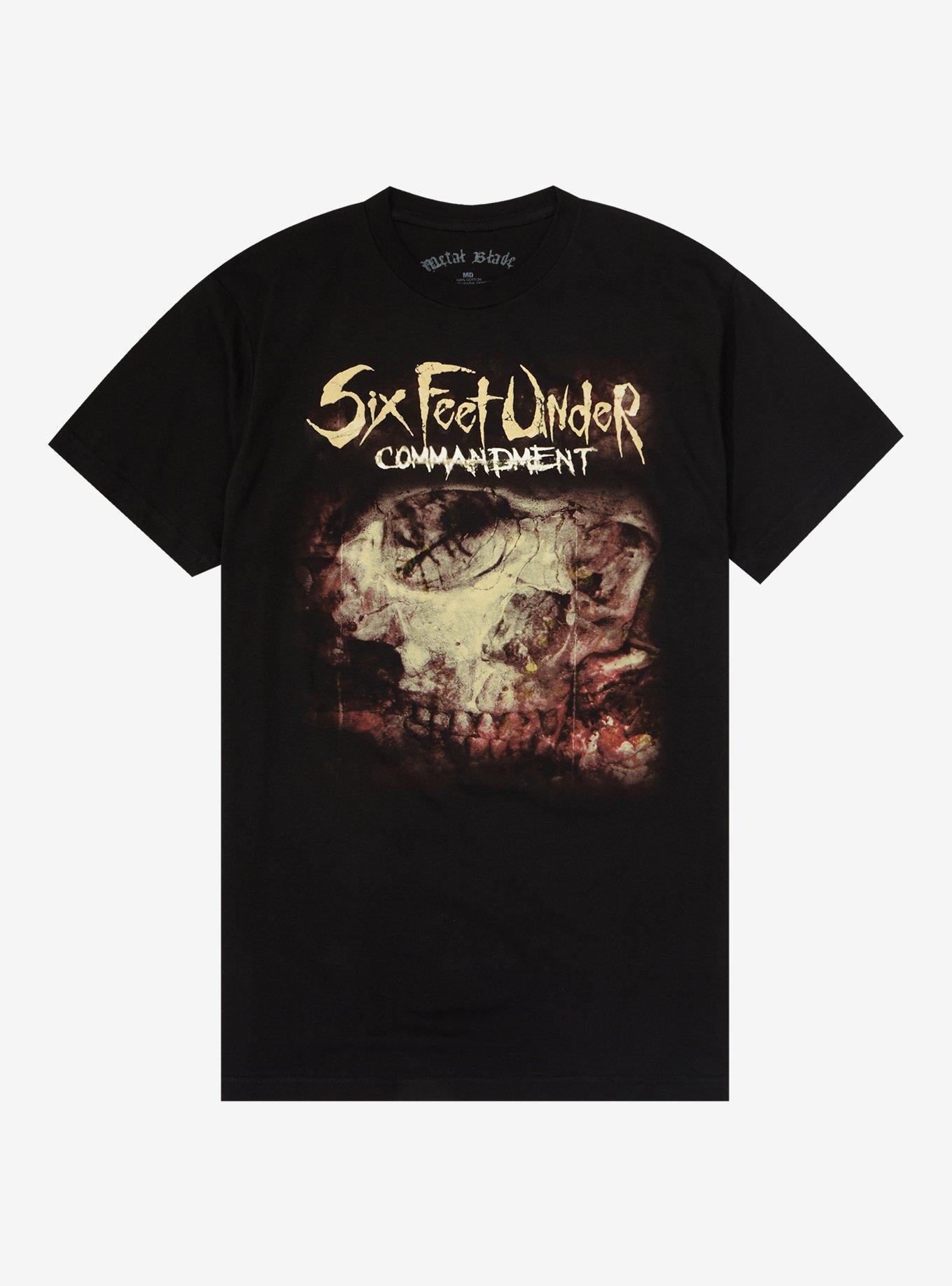 Six Feet Under Commandment T-Shirt, BLACK, hi-res
