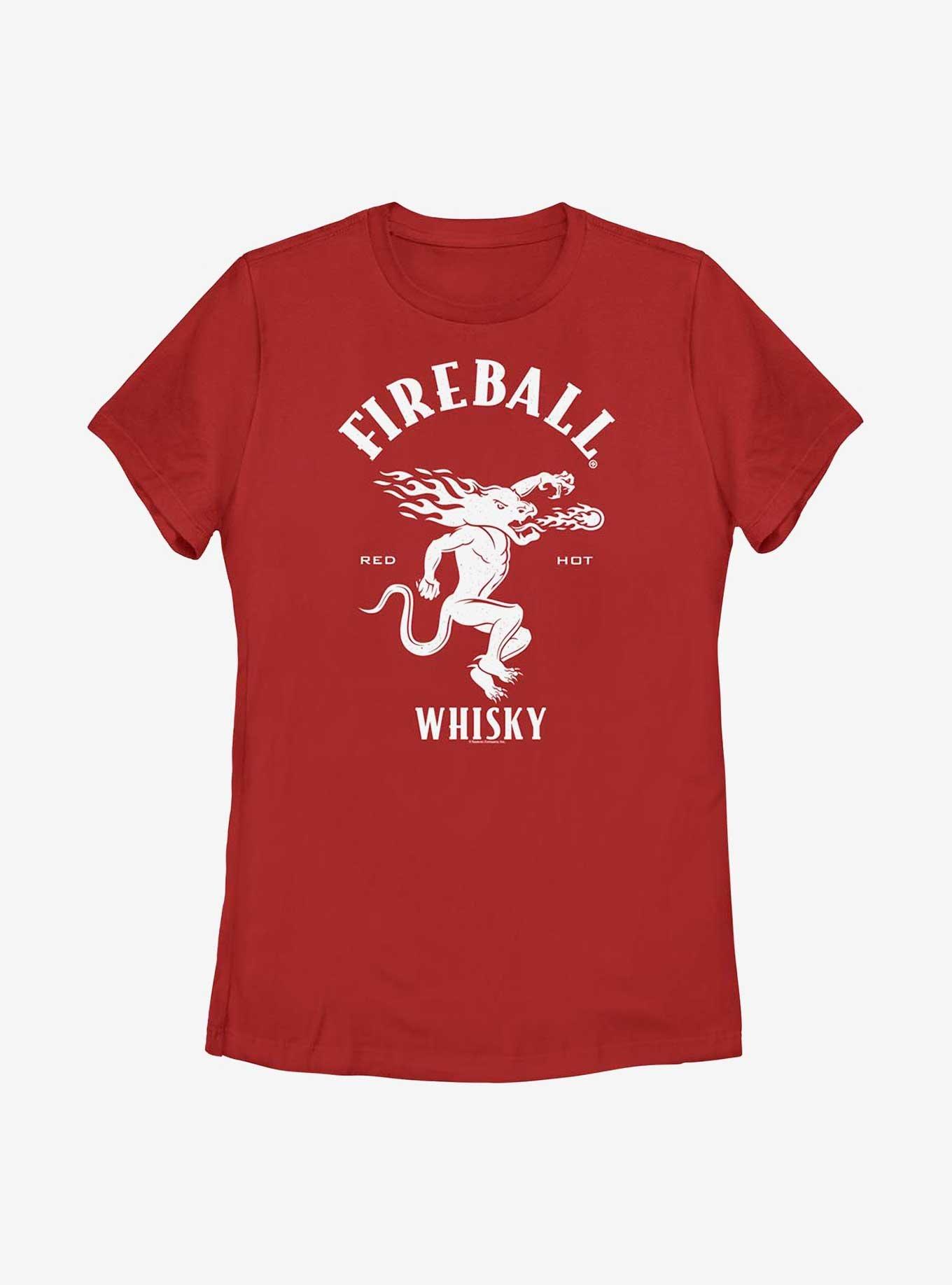 Fireball Whisky Red Dragon Logo Womens T-Shirt, , hi-res