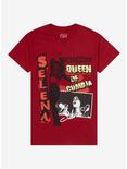 Selena Tex Mex Queen Of Cumbia T-Shirt, RED, hi-res