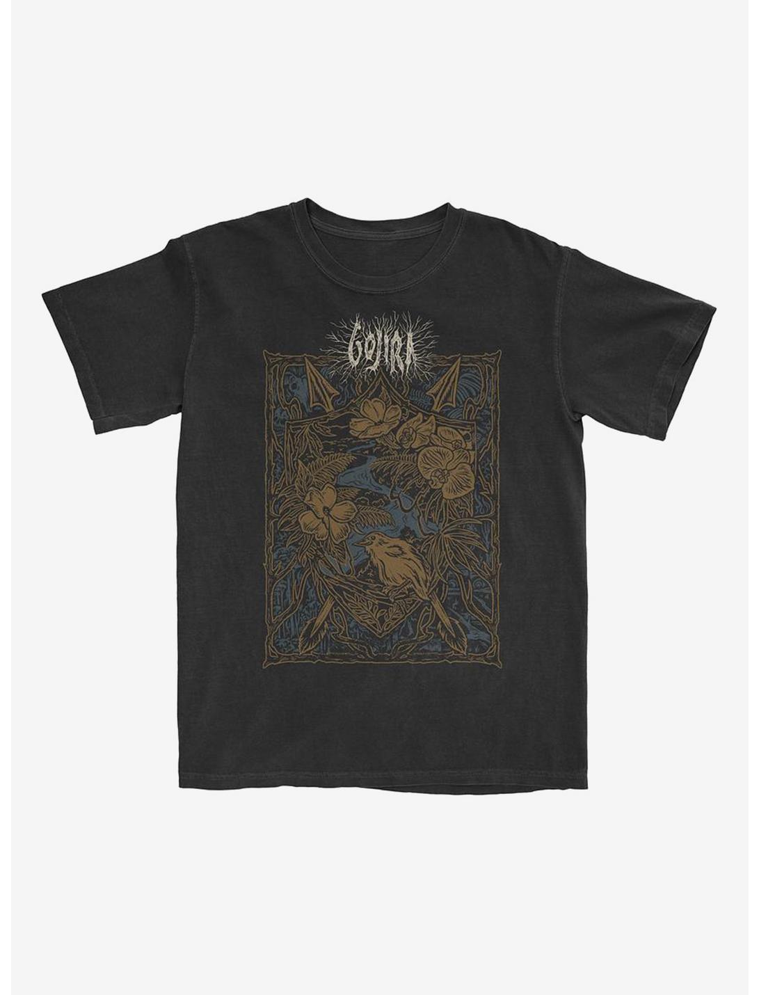 Gojira Bird Shield & Arrows T-Shirt, BLACK, hi-res