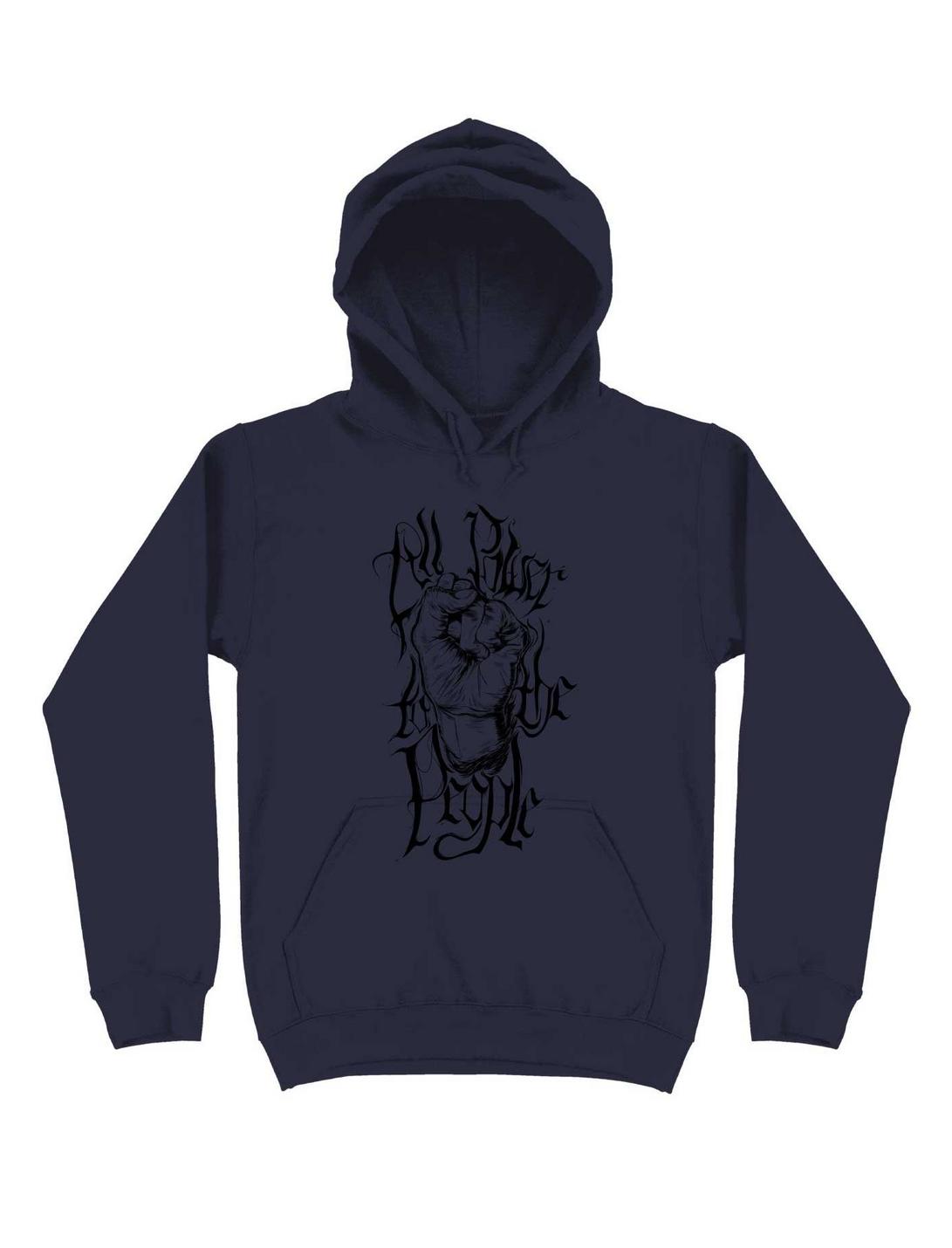 Black History Month Worst Creations All Power To The People Hoodie, NAVY, hi-res