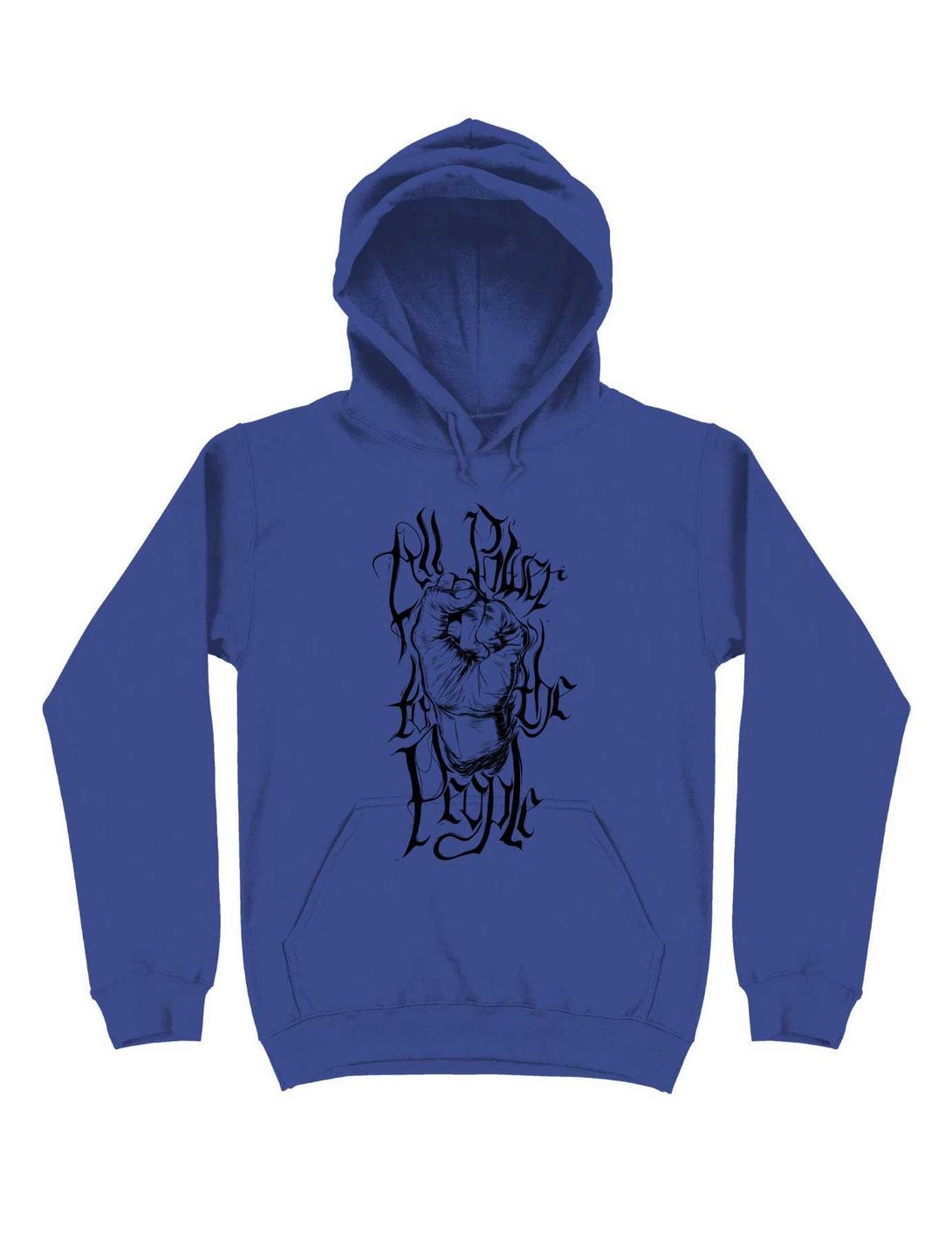 Black History Month Worst Creations All Power To The People Hoodie, ROYAL, hi-res