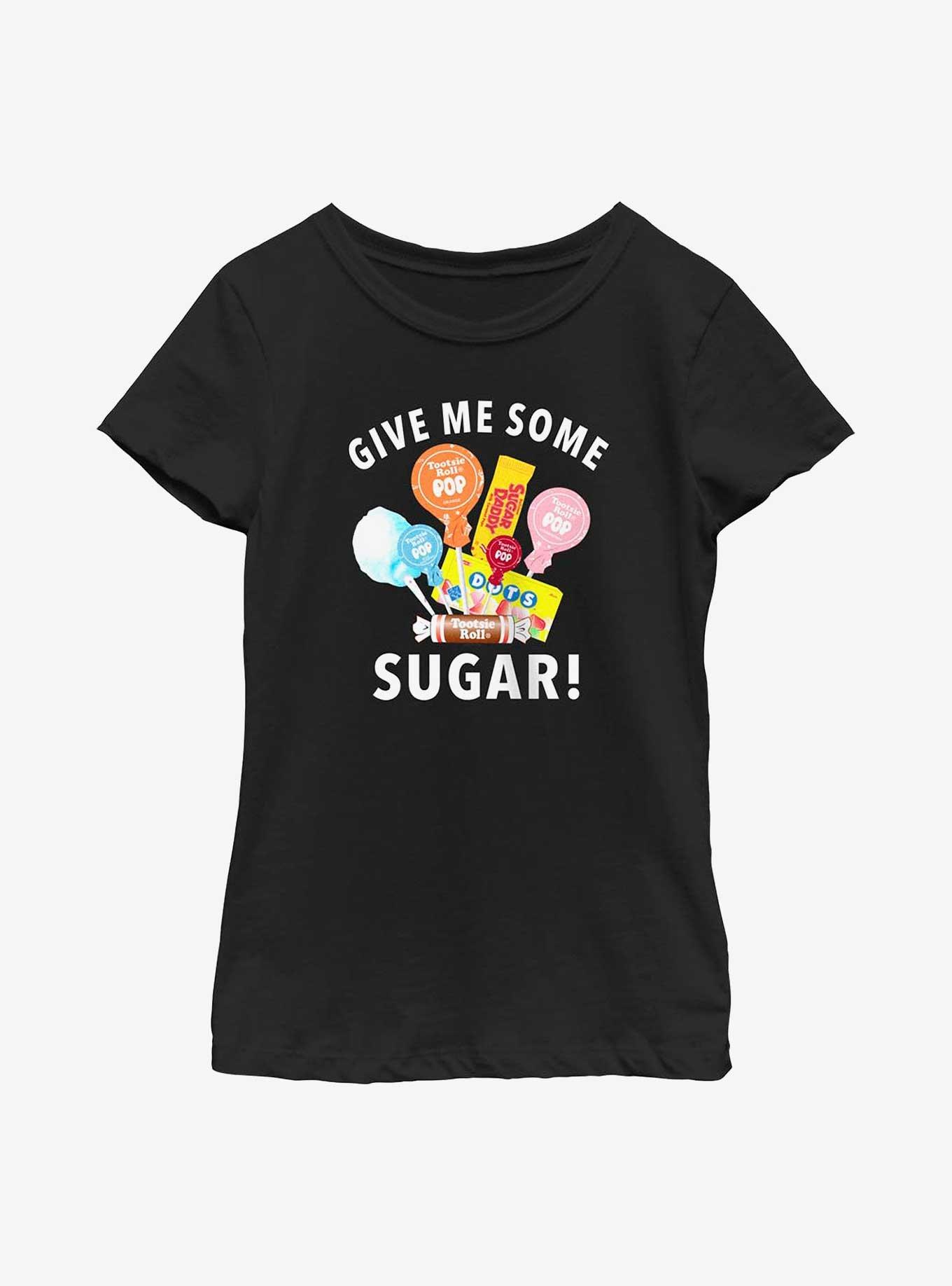 Tootsie Roll Give Me Some Sugar Youth Girls T-Shirt, BLACK, hi-res