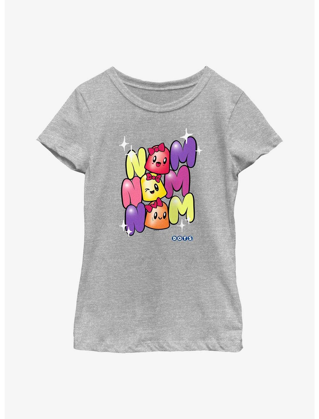 Tootsie Roll Dots Nom Nom Nom Youth Girls T-Shirt, ATH HTR, hi-res