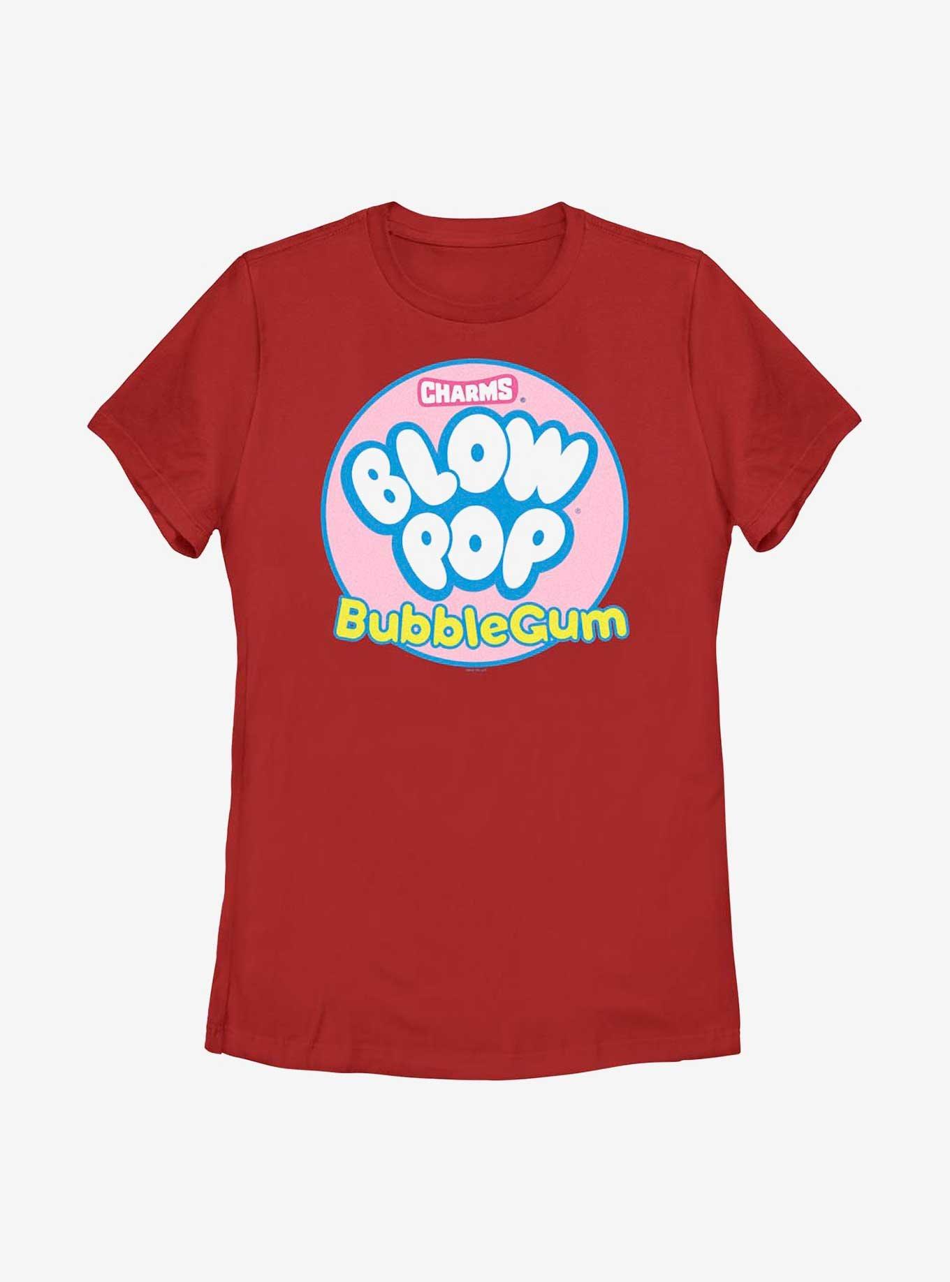 Tootsie Roll Blow Pop Bubble Gum Logo Womens T-Shirt, , hi-res