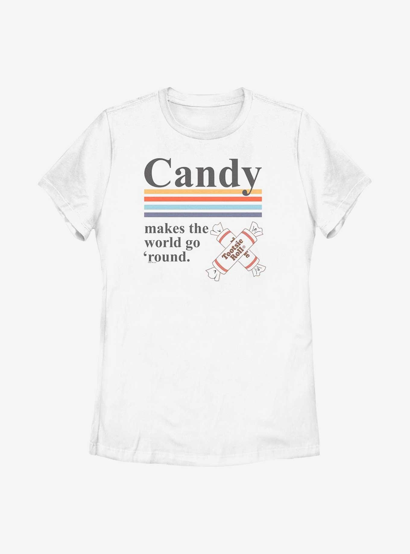 Tootsie Roll Candy World Womens T-Shirt, WHITE, hi-res