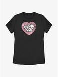 Tootsie Roll Blow Pop Heart Womens T-Shirt, BLACK, hi-res