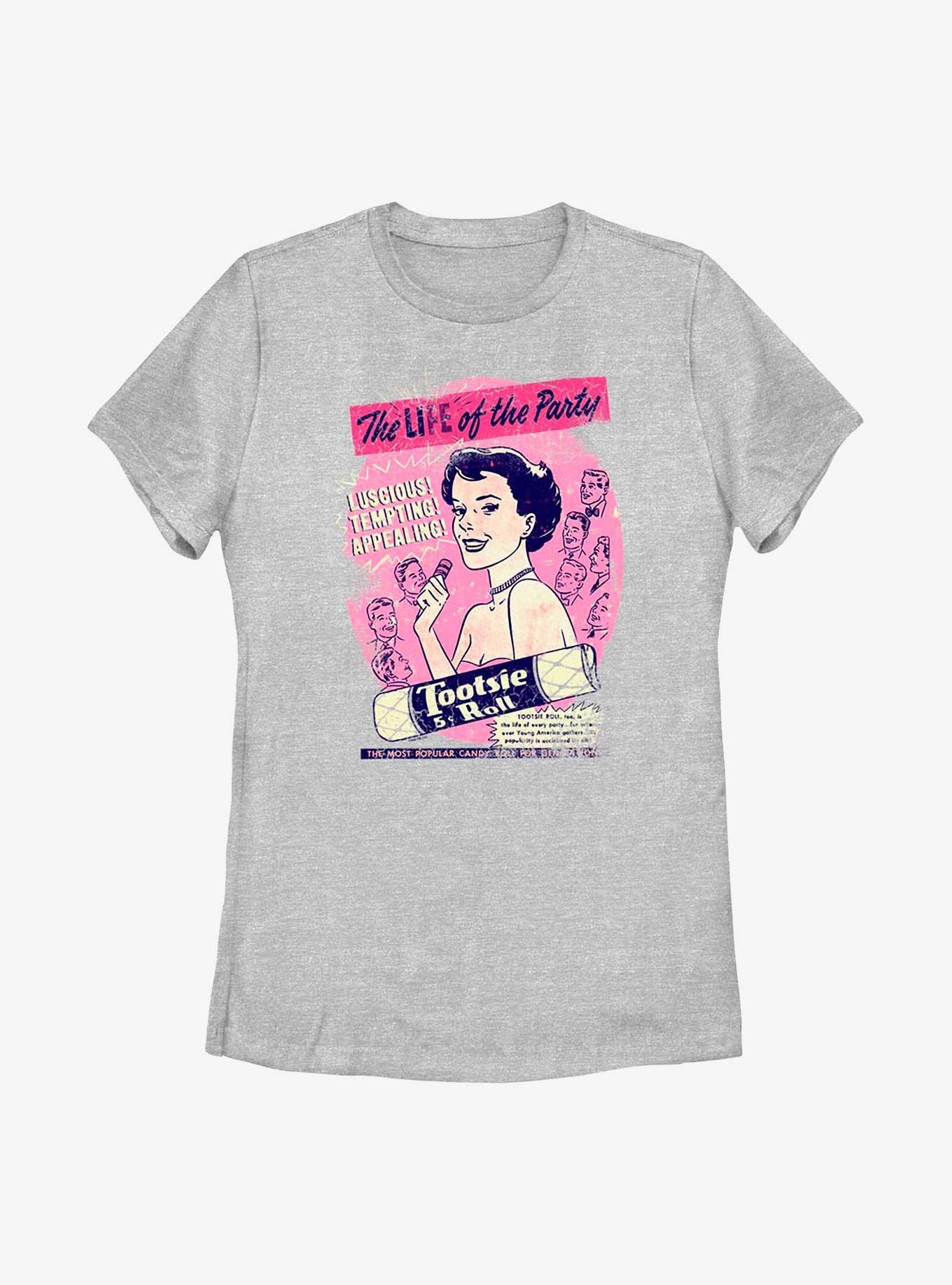 Tootsie Roll Life of the Party Vintage Ad Womens T-Shirt, , hi-res