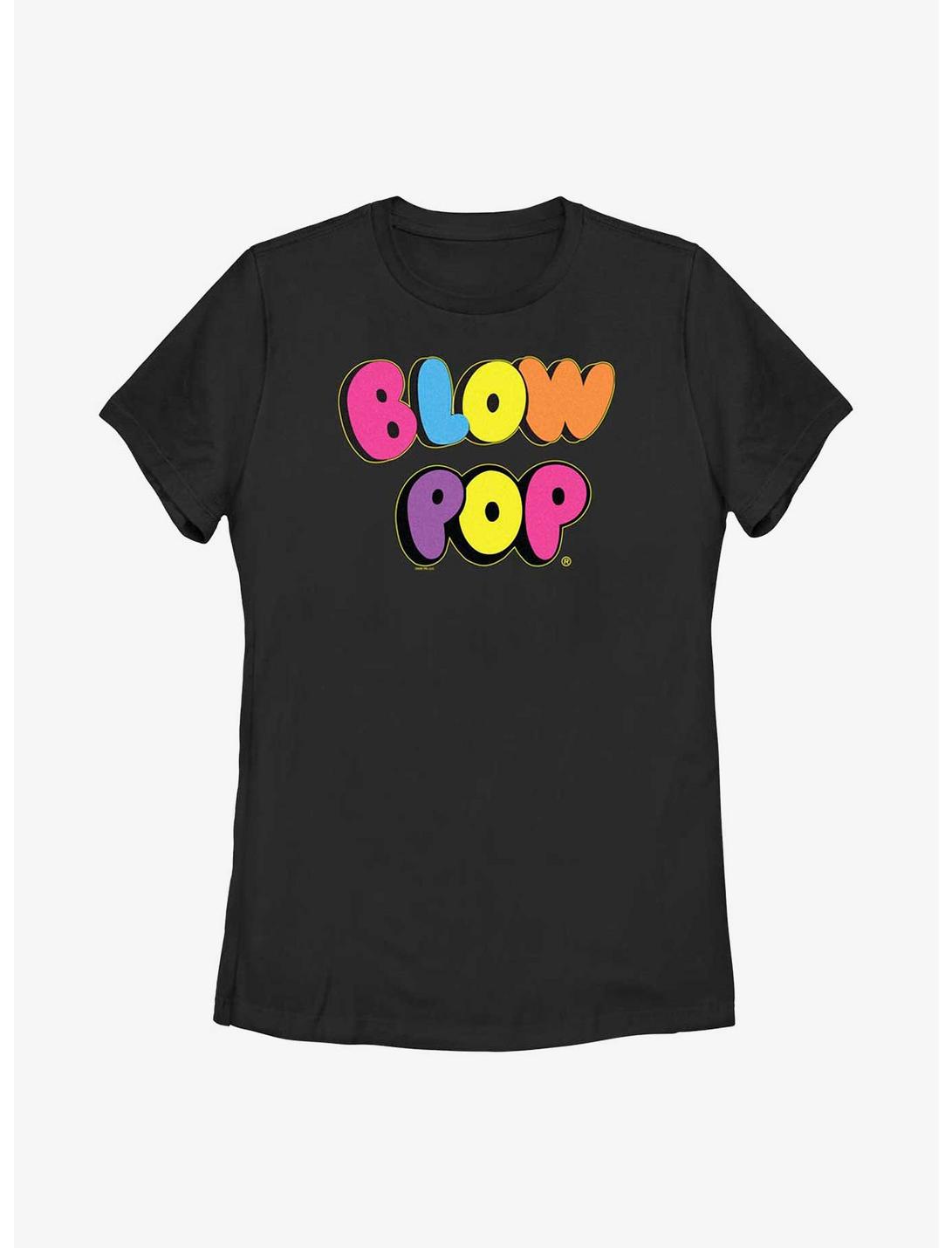 Tootsie Roll Blow Pop Logo Womens T-Shirt, BLACK, hi-res