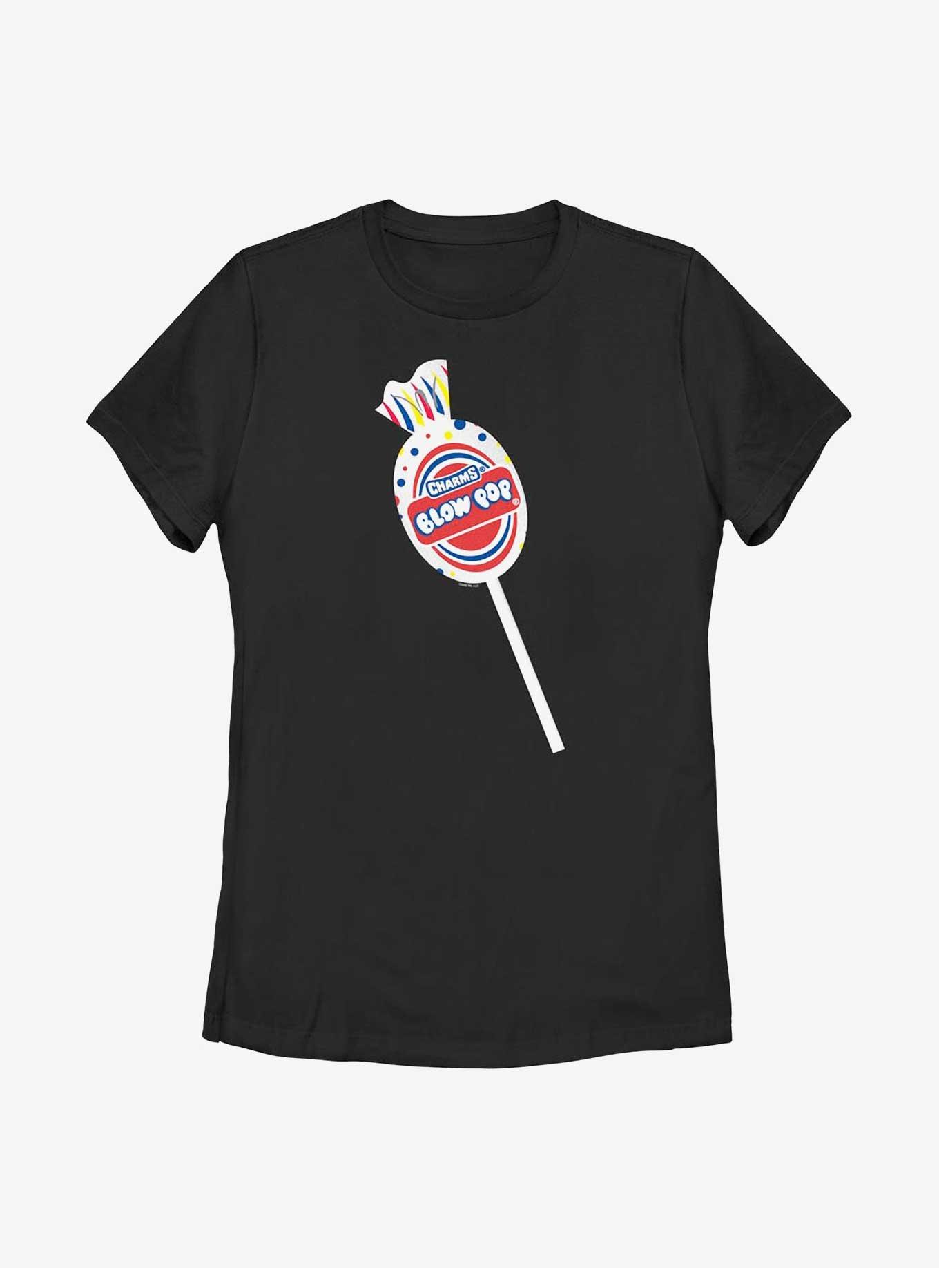 Tootsie Roll Blow Pop Lollipop Womens T-Shirt, BLACK, hi-res