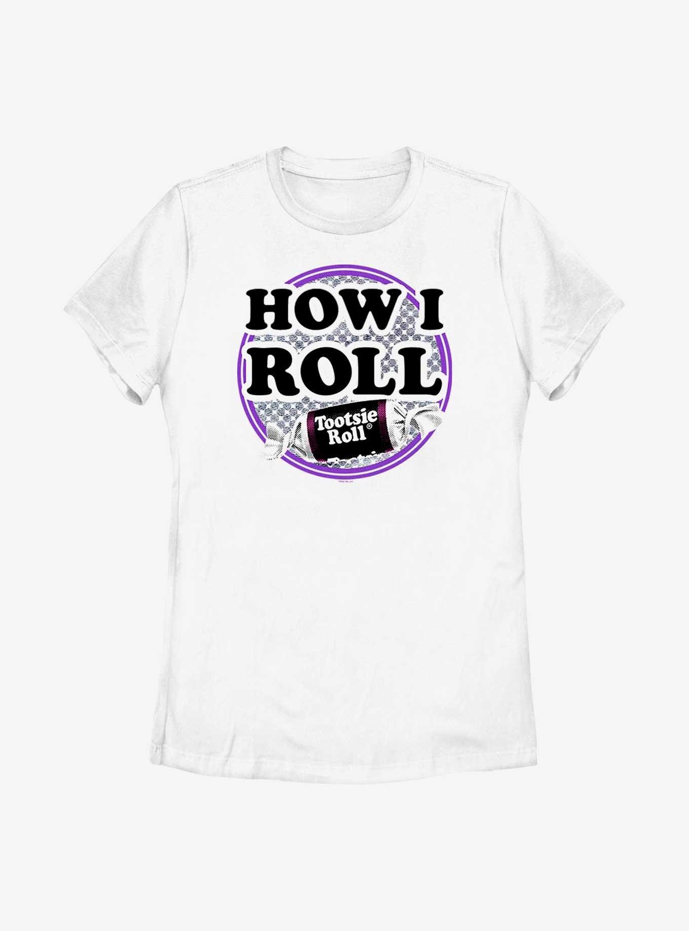 Tootsie Roll See Me Rollin' Womens T-Shirt, WHITE, hi-res