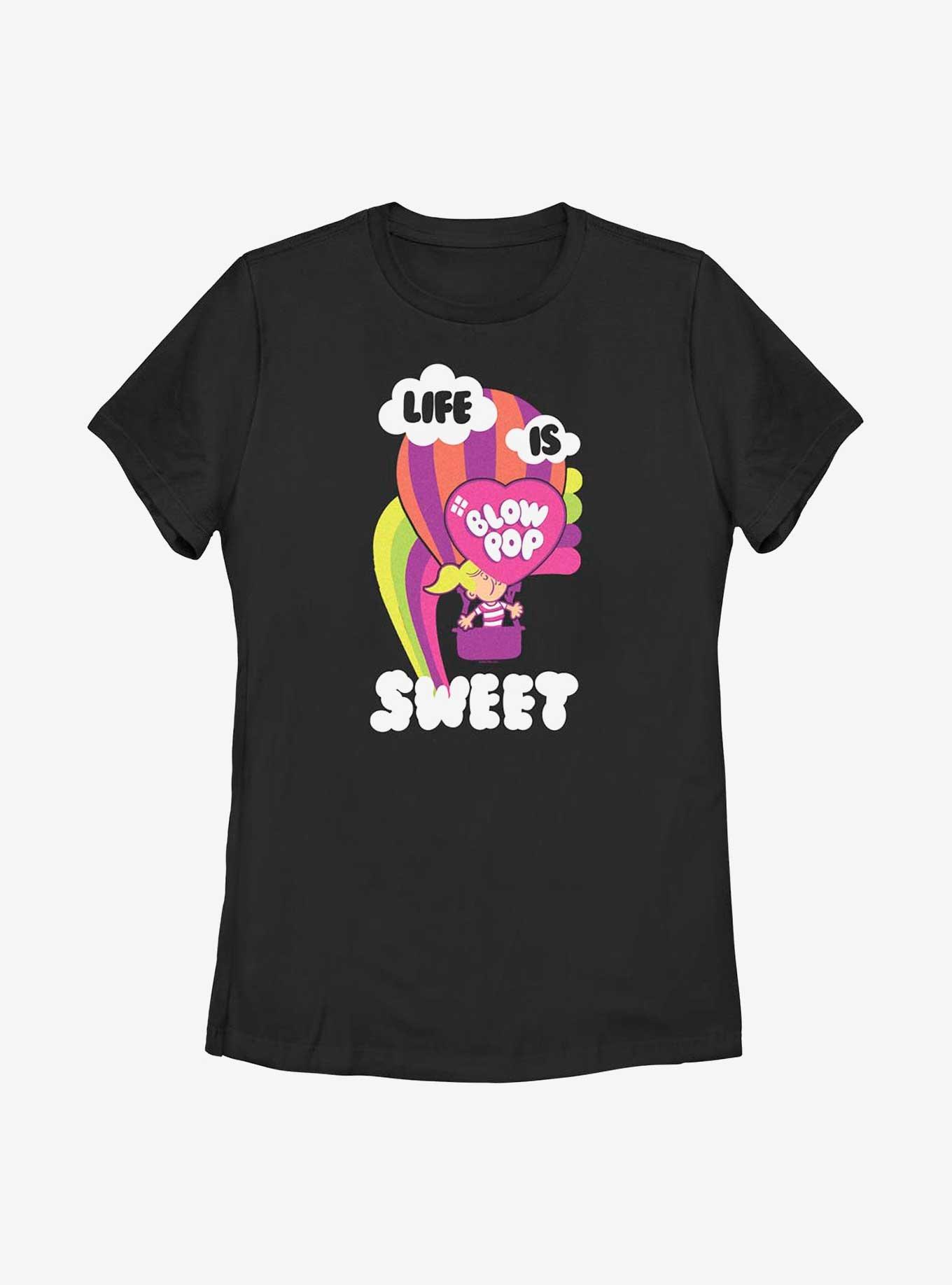 Tootsie Roll Life Is Sweet Womens T-Shirt, BLACK, hi-res