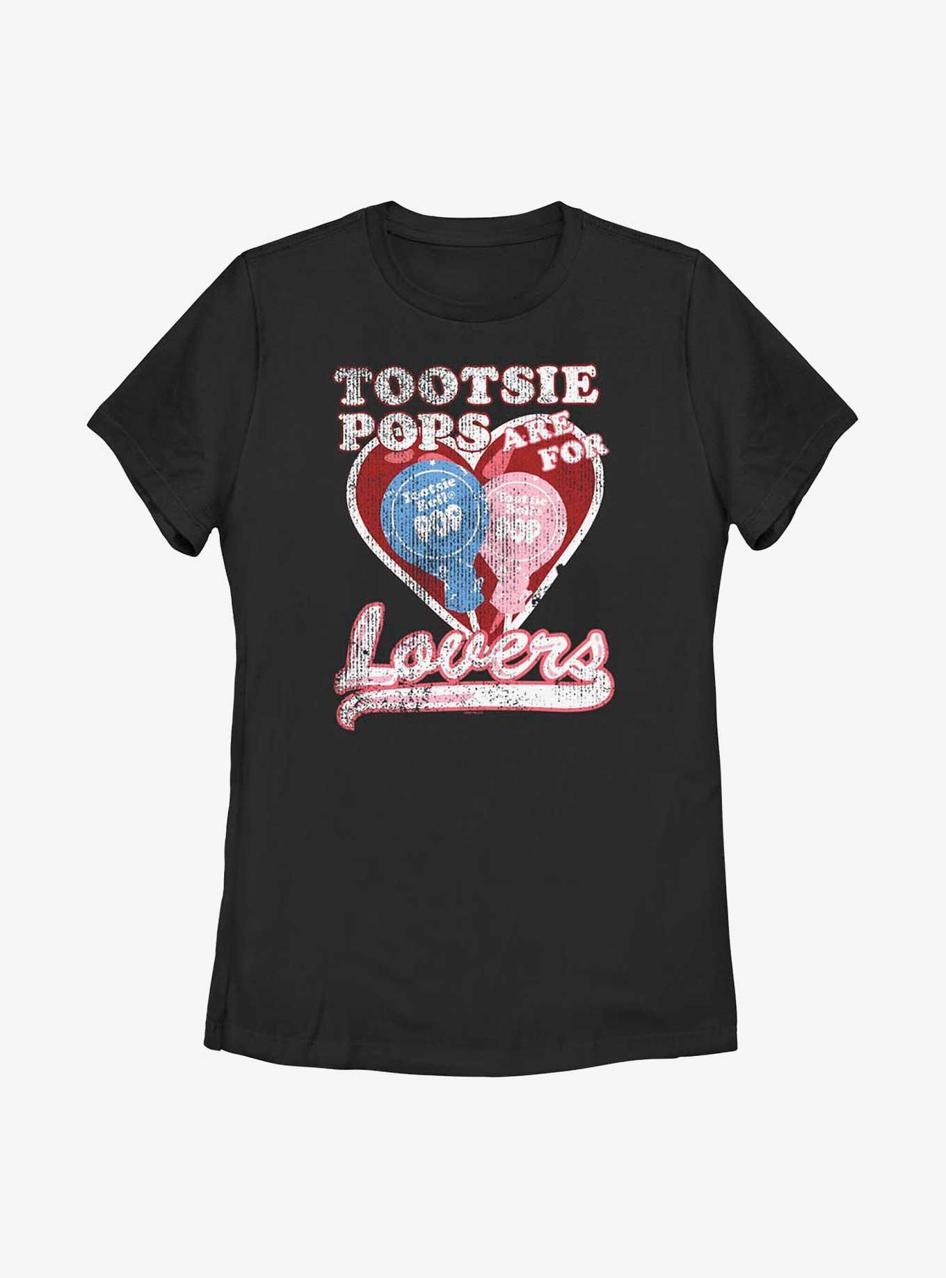 Tootsie Roll Tootsie Lovers Womens T-Shirt, BLACK, hi-res