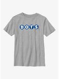 Tootsie Roll Dots Logo Youth T-Shirt, ATH HTR, hi-res