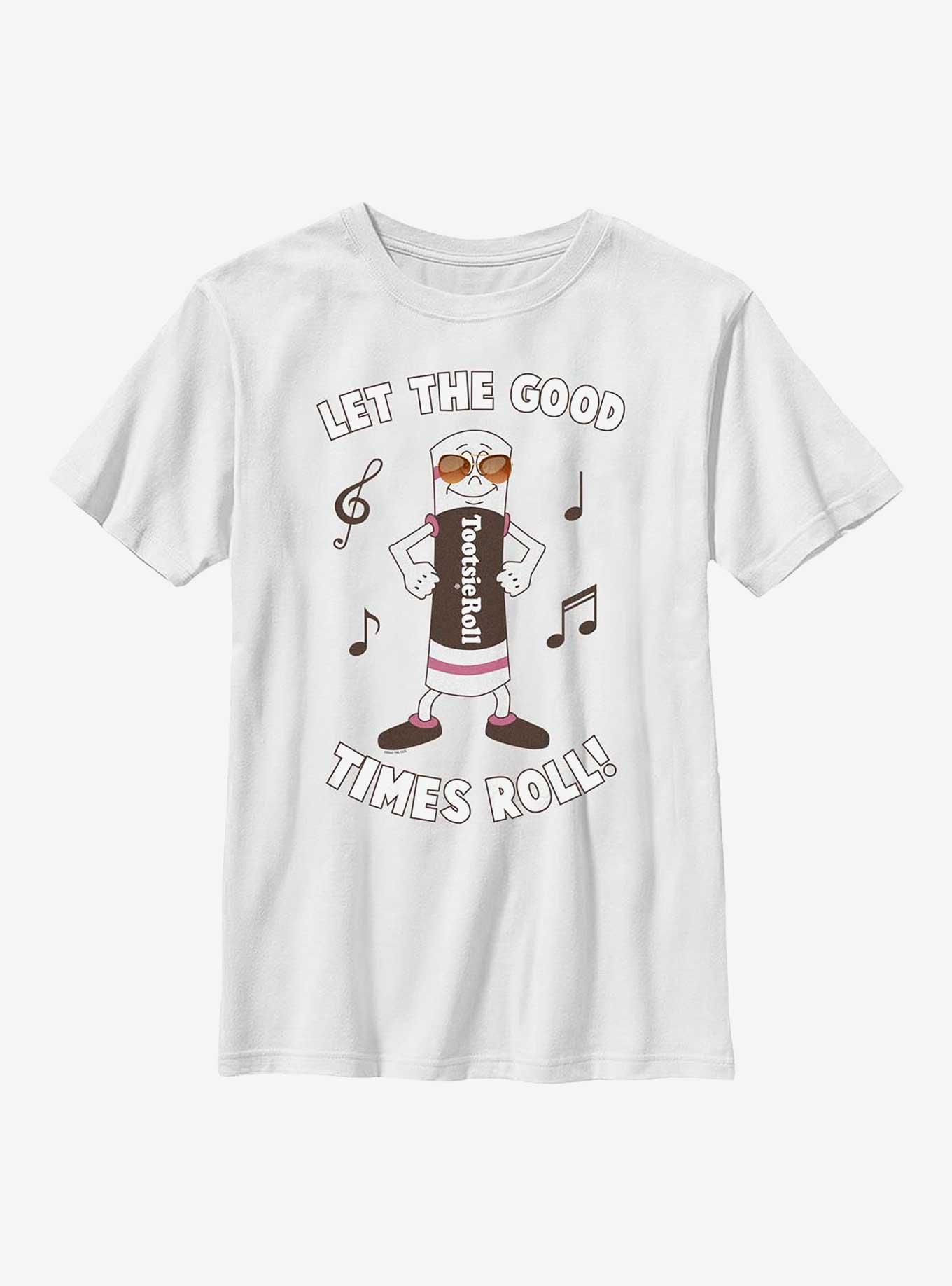 Tootsie Roll Let The Good Times Roll Youth T-Shirt, WHITE, hi-res