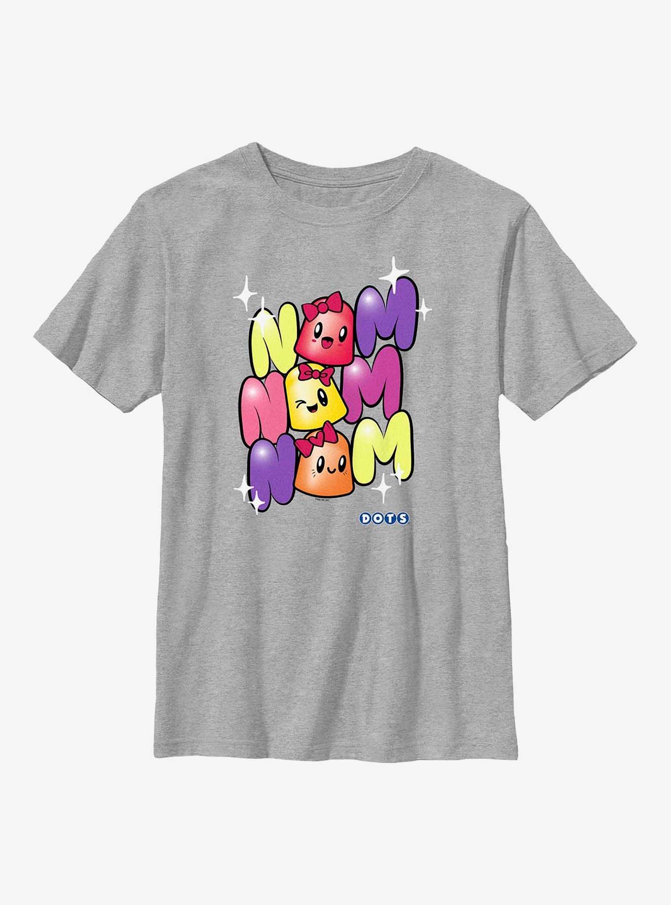 Tootsie Roll Dots Nom Nom Nom Youth T-Shirt, ATH HTR, hi-res