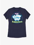 Tootsie Roll Blow Pop Bubble Gum Logo Womens T-Shirt, NAVY, hi-res