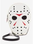 Friday The 13th Jason Mask Glow-In-The-Dark Crossbody Bag, , hi-res
