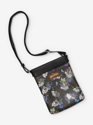Official Harry Potter Dark Floral Crossbody Bag