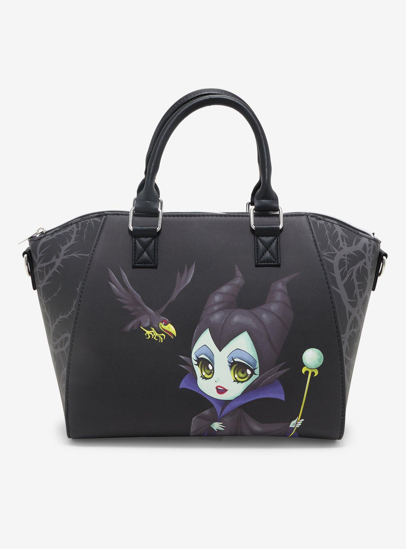 Loungefly Disney Sleeping Beauty Maleficent Dragon & Chibi Satchel Bag, , hi-res