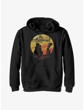 Disney The Aristocats Moon Silhouette Youth Hoodie, , hi-res
