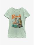 Disney Bambi Vintage Youth Girls T-Shirt, MINT, hi-res