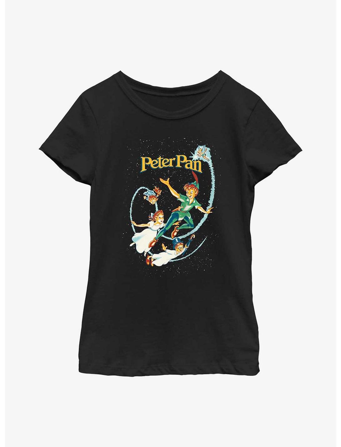 Disney Peter Pan Title Youth Girls T-Shirt, BLACK, hi-res