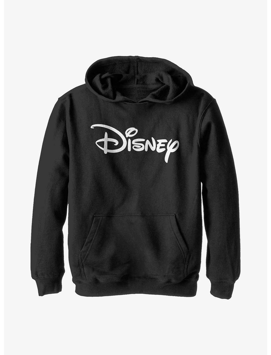 Disney Logo Youth Hoodie, BLACK, hi-res