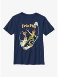 Disney Peter Pan Vintage Fly Youth T-Shirt, NAVY, hi-res