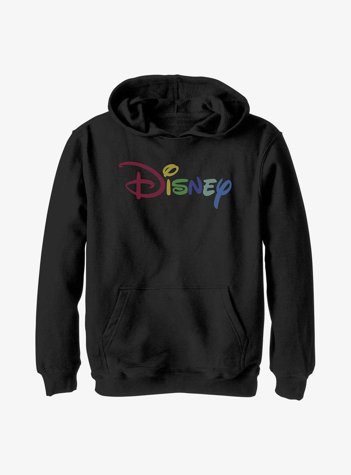 Disney Multicolor Logo Youth Hoodie, , hi-res