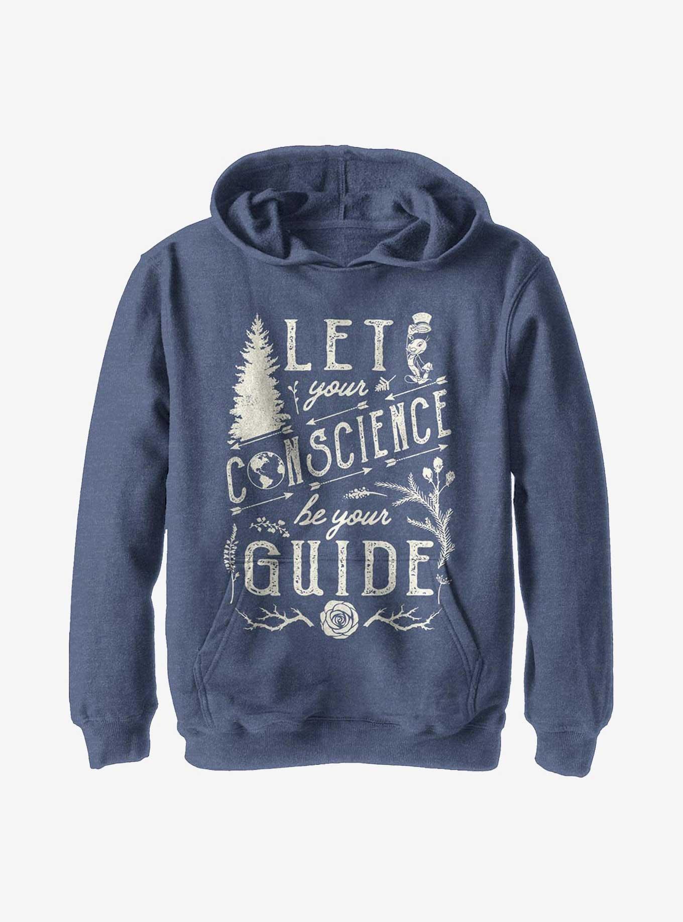 Disney Pinocchio Conscience Be Your Guide Youth Hoodie, , hi-res