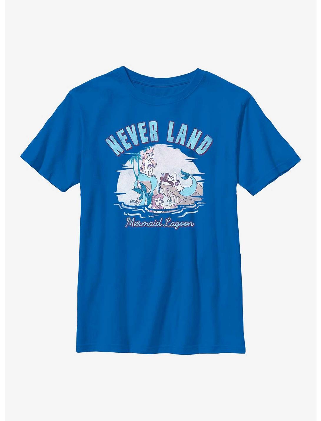 Disney Peter Pan Mermaid Lagoon Youth T-Shirt, ROYAL, hi-res
