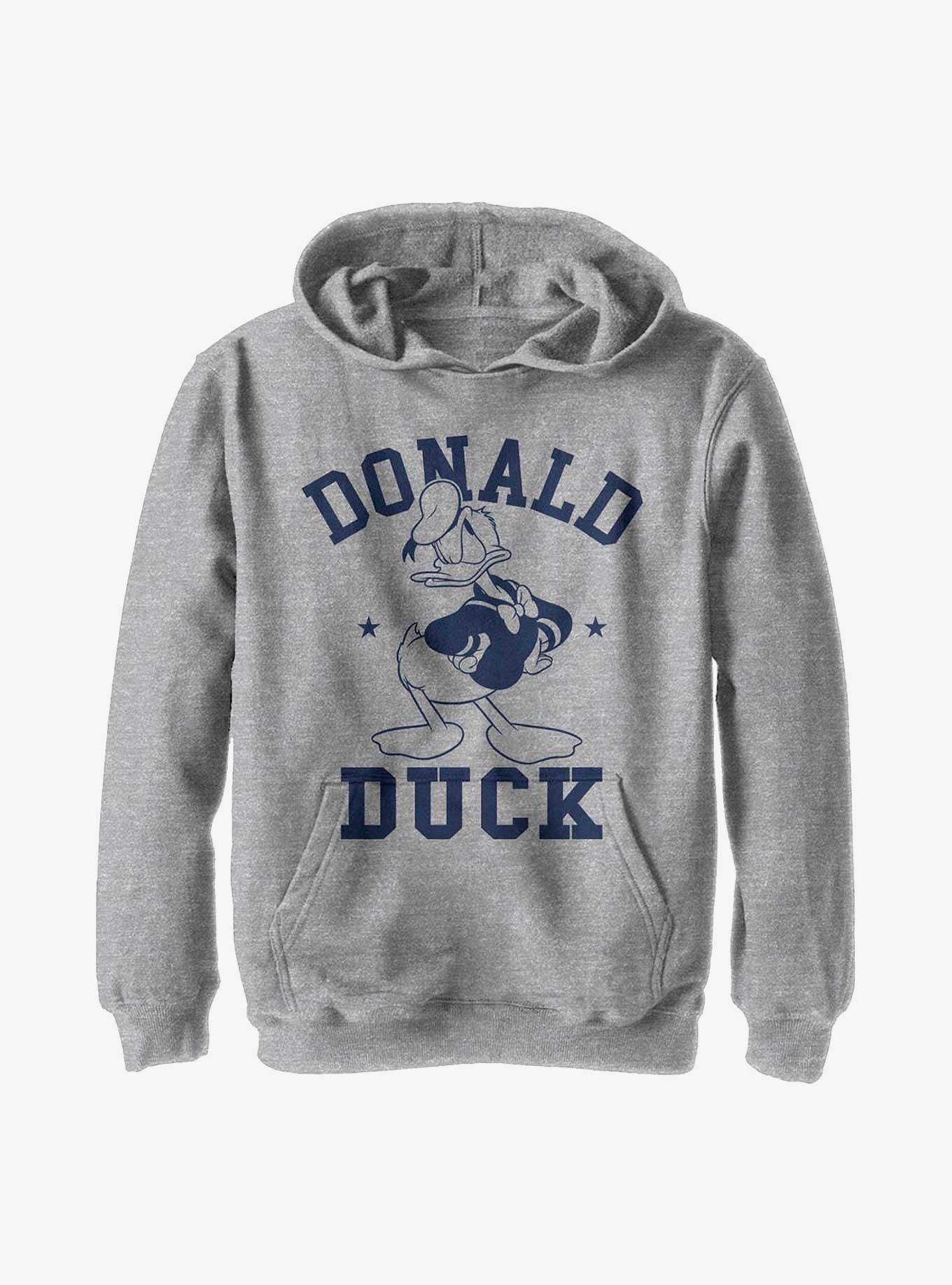 Disney Donald Duck Collegiate Youth Hoodie, ATH HTR, hi-res