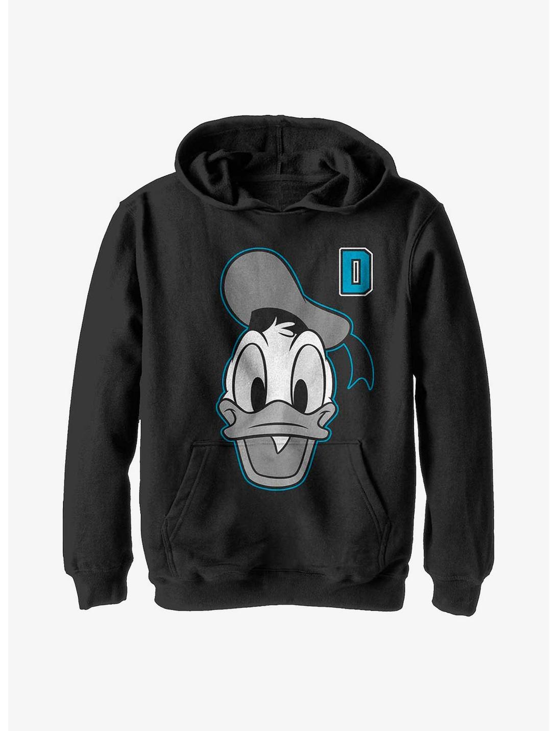 Disney Donald Duck Varsity Youth Hoodie, BLACK, hi-res
