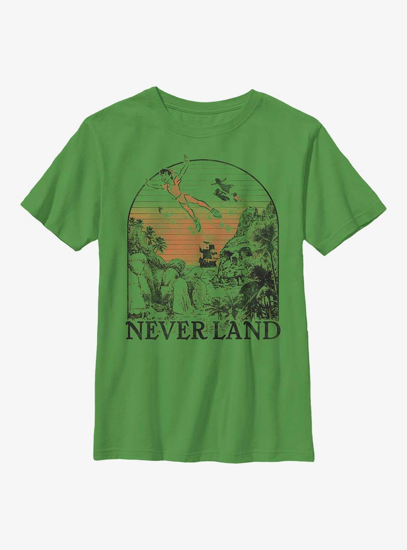 Disney Peter Pan Neverland Vintage Youth T-Shirt, , hi-res