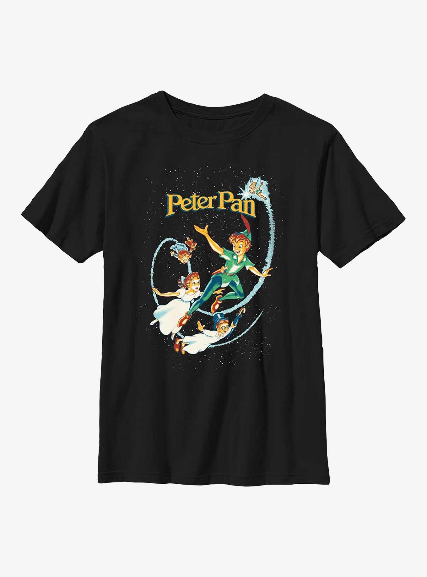 Disney Peter Pan Title Youth T-Shirt, BLACK, hi-res