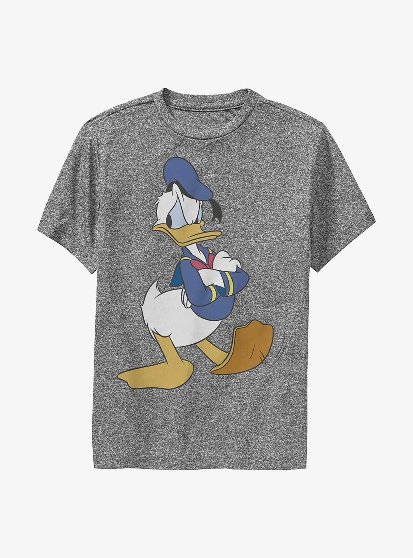 Disney Donald Duck Character Face Signature Youth T-Shirt