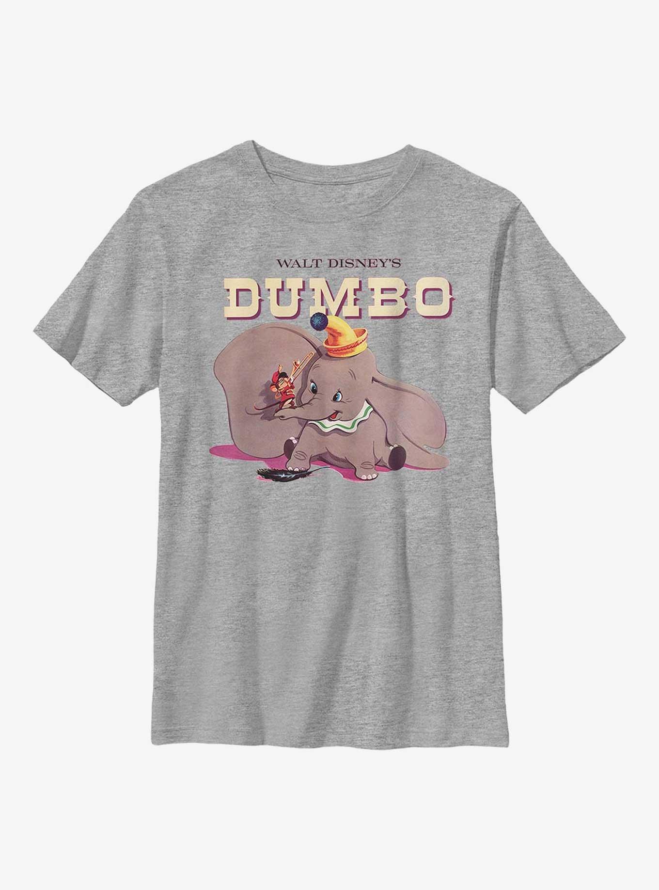 Disney Dumbo Classic Youth T-Shirt, ATH HTR, hi-res