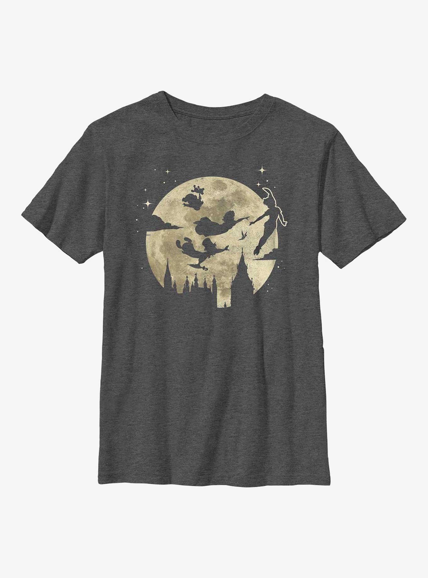 Disney Peter Pan Fly Moon Youth T-Shirt, , hi-res
