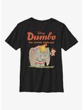 Disney Dumbo Classic Art Youth T-Shirt, BLACK, hi-res