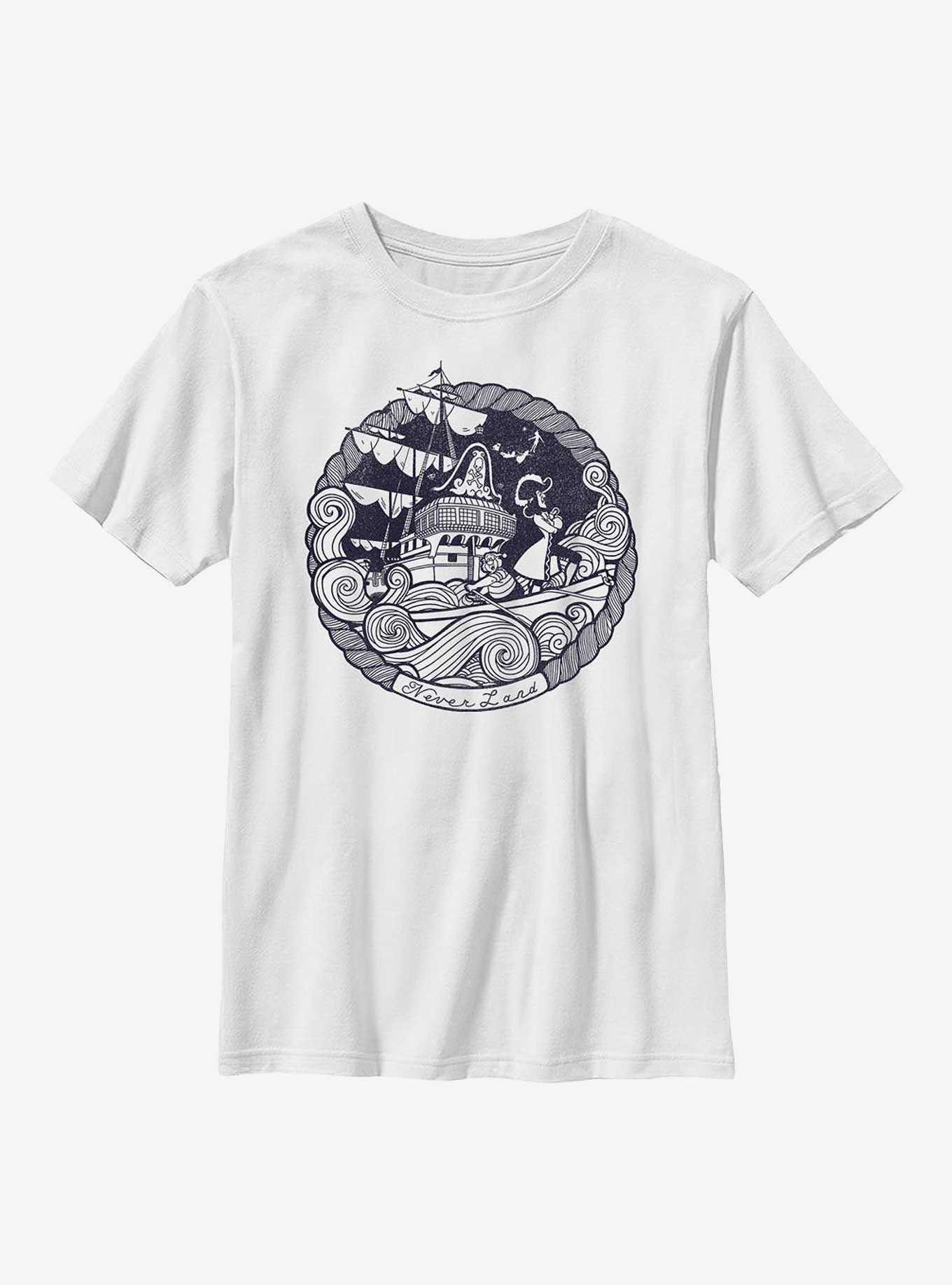 Disney Peter Pan Neverland Rough Seas Youth T-Shirt, , hi-res