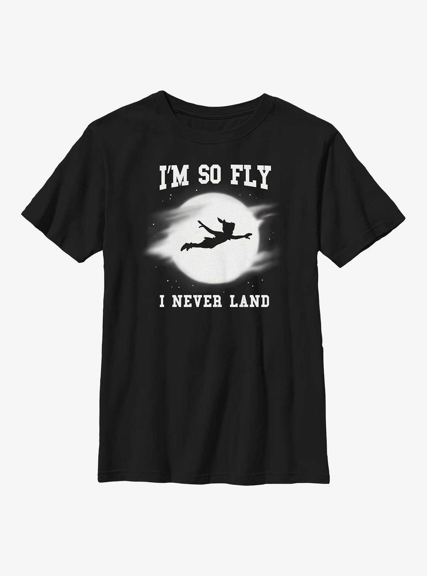 Disney Peter Pan So Fly I Never Land Youth T-Shirt, , hi-res