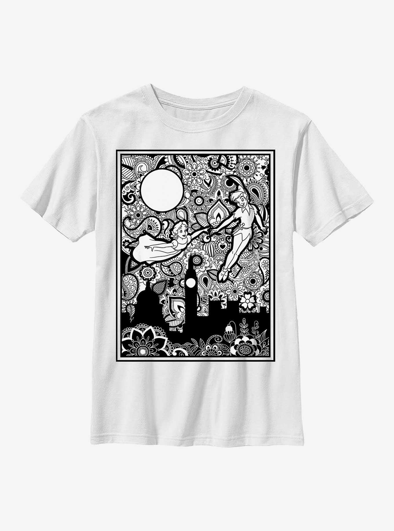 Disney Peter Pan & Wendy Mosaic Youth T-Shirt, , hi-res