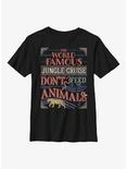 Disney Jungle Cruise Don't Feed The Animals T-Shirt, BLACK, hi-res