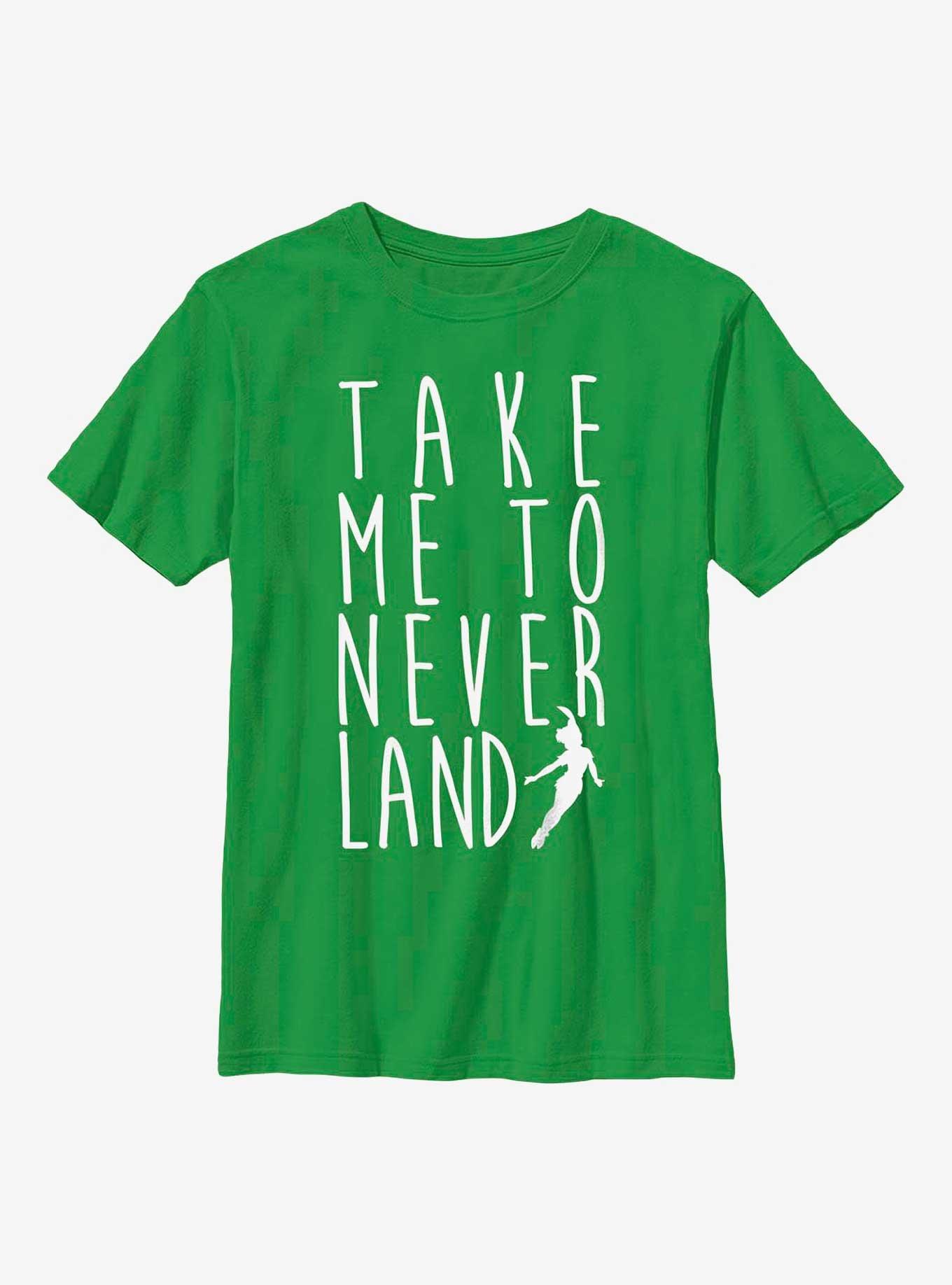 Disney Peter Pan To Never Land Youth T-Shirt, KELLY, hi-res