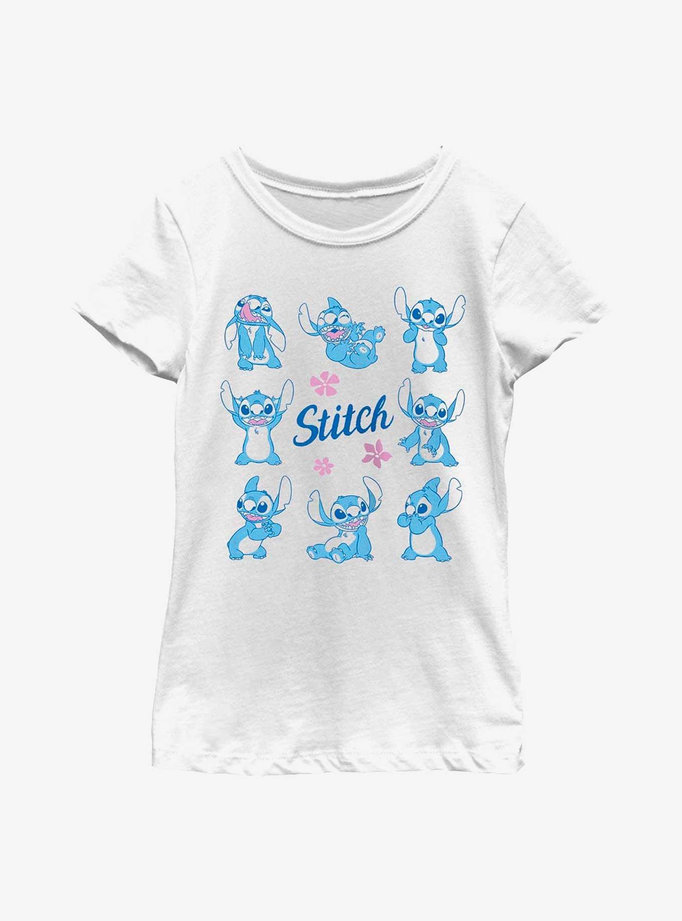 Disney Lilo & Stitch Different Poses Youth Girls T-Shirt, , hi-res