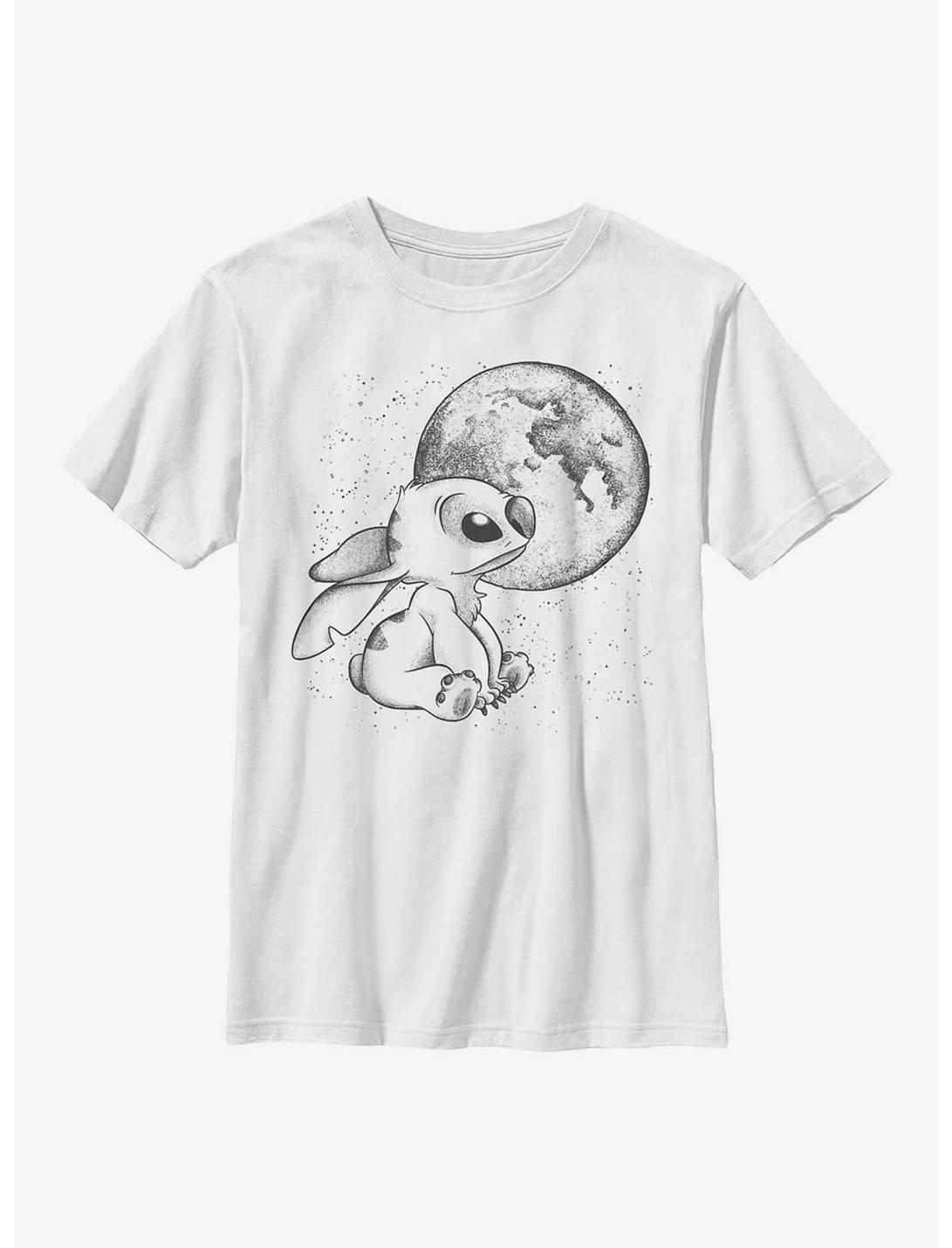 Disney Lilo & Stitch Moon Stitch Youth T-Shirt, WHITE, hi-res