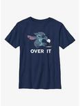 Disney Lilo & Stitch Over It Youth T-Shirt, NAVY, hi-res