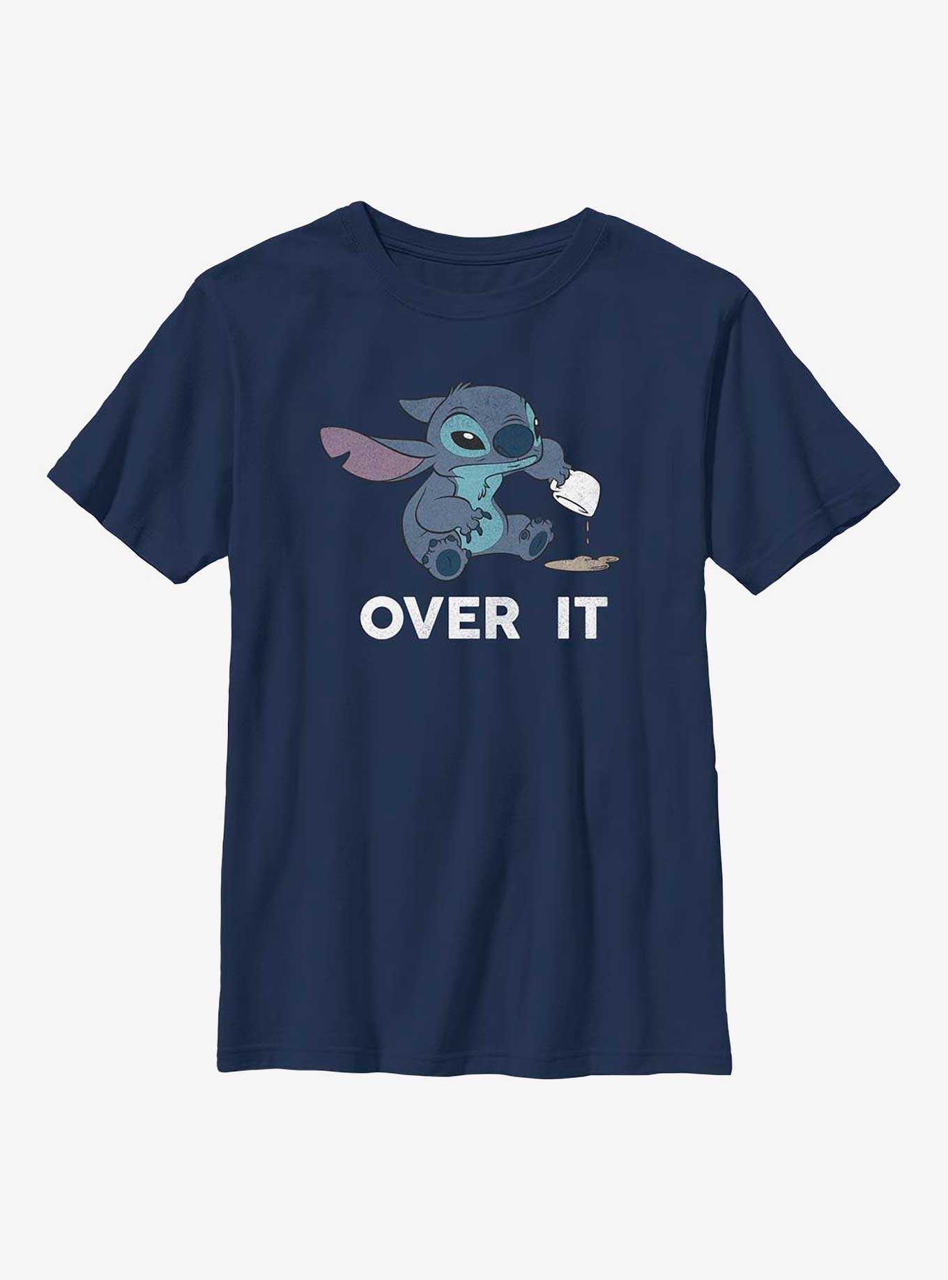 Disney Lilo & Stitch Over It Youth T-Shirt, , hi-res